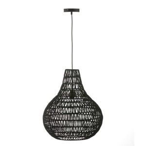 Czarna lampa wisząca Surdic Valetta, ø 46 cm