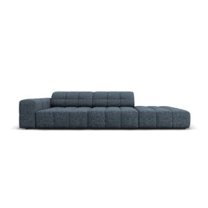 Niebieska sofa 262 cm Chicago – Cosmopolitan Design
