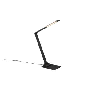 Czarna lampa stołowa LED ze ściemniaczem (wysokość 72 cm) Travis – Trio