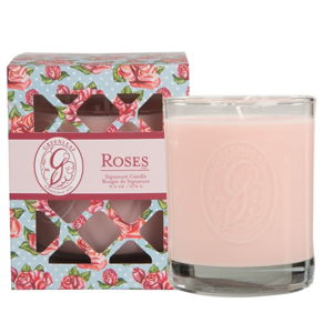 Świeczka o zapachu róży Greenleaf Signature Roses, czas palenia až h