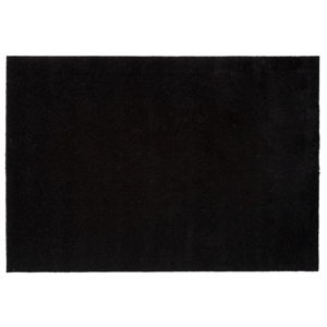 Czarna wycieraczka tica copenhagen Unicolor, 90x130 cm