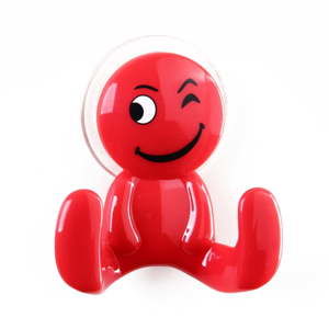 Czerwony haczyk w kształcie ludzika Unimasa Happy