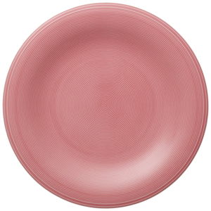 Różowy porcelanowy talerz Like by Villeroy & Boch Group, 28,5 cm