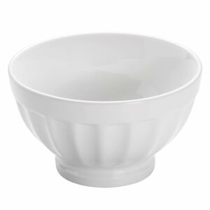 Biała porcelanowa miska Maxwell & Williams Basic Ribbed, ø 10,5 cm
