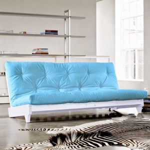Sofa rozkładana Karup Fresh White/Celeste