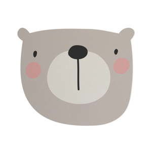 Dywanik dziecięcy Little Nice Things Bear, 80x60 cm