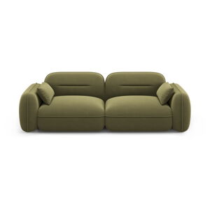 Zielona aksamitna sofa 230 cm Audrey – Interieurs 86