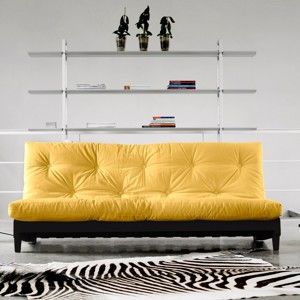 Sofa rozkładana Karup Fresh Wenge/Amarillo