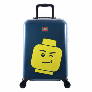 Niebieska walizka na kółkach LEGO® Luggage Minifigure Head 20"