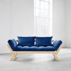 Wielofunkcyjna sofa Karup Bebop Natural/Velvet Navy