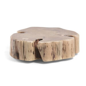 Naturalny okrągły stolik z litego drewna akacjowego 60x65 cm Essi – Kave Home