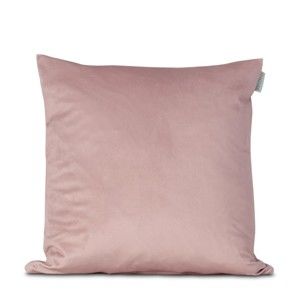 Różowa poszewka na poduszkę HF Living Velvet, 45x45 cm