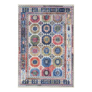 Kolorowy dywan z wysoką zawartością bawełny Kilim Masin, 120x170 cm