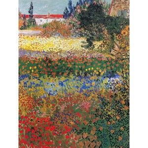 Reprodukcja obrazu Vincenta van Gogha - Flower garden, 40x30 cm