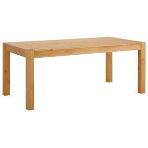 Brązowy stół do jadalni z litego drewna sosnowego Støraa Monique, 75x200 cm