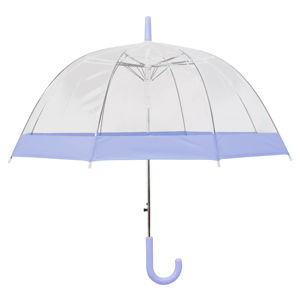 Przezroczysty automatyczny parasol Ambiance Pastel Purple, ⌀ 85 cm
