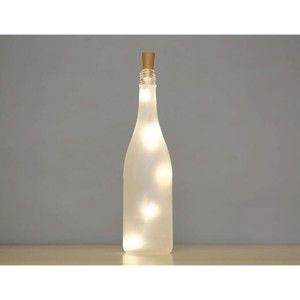 Butelka dekoracyjna z lampkami LED Kikkerland