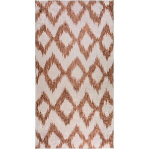Biały/pomarańczowy dywan odpowiedni do prania 80x150 cm – Vitaus