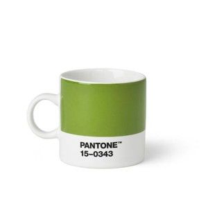 Zielony kubek Pantone 15-0343 Espresso, 120 ml