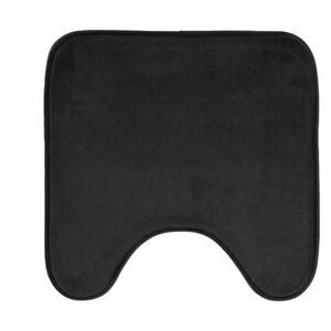 Czarny dywanik łazienkowy do WC 45x45 cm Vitamine – douceur d'intérieur