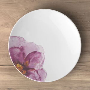 Biało-różowy porcelanowy talerz ø 21,2 cm Rose Garden − Villeroy&Boch