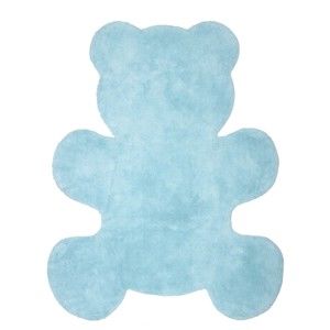 Niebieski dywan dziecięcy Nattiot Little Teddy, 80x100 cm