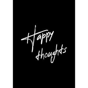 Plakat Imagioo Happy Thoughts, 40x30 cm