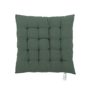 Zielona poduszka na krzesło Tiseco Home Studio, 40x40 cm