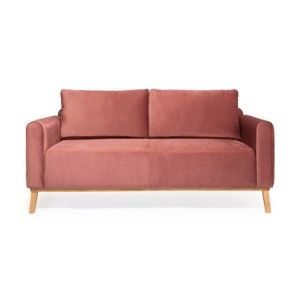 Jasnoróżowa sofa 3-osobowa Vivonita Milton Trend