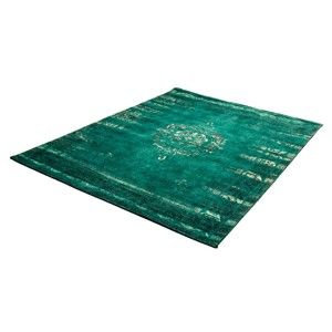 Zielony dywan z domieszką wełny Cotex Centro, 140x200 cm