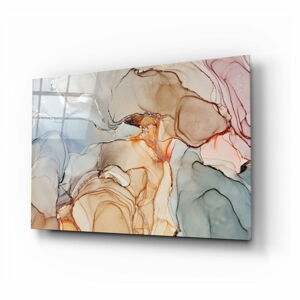 Szklany obraz Insigne Soft Marble Pattern, 110x70 cm