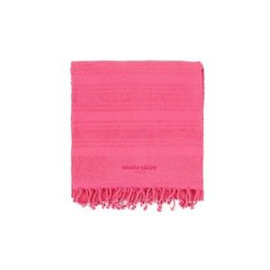 Różowy ręcznik plażowy