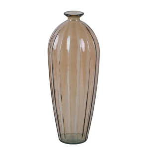 Przydymiony wazon ze szkła z recyklingu Ego Dekor Etnico, wys. 56 cm