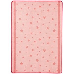 Różowy dywan dziecięcy Hanse Home Stars&Hearts, 100x140 cm