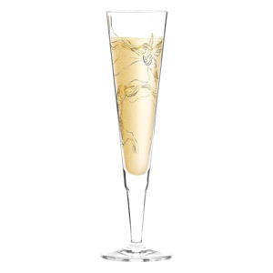 Kieliszek do szampana ze szkła kryształowego Ritzenhoff Benzoni Hummingbirds, 210 ml