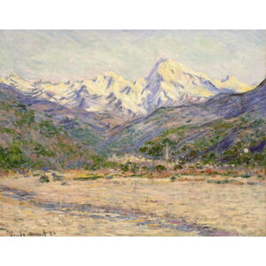 Obraz - reprodukcje 70x55 cm The Valley of the Nervia, Claude Monet – Fedkolor