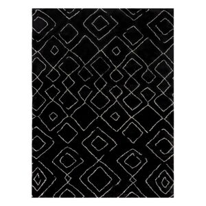 Czarny dywan odpowiedni do prania 120x170 cm Imran – Flair Rugs