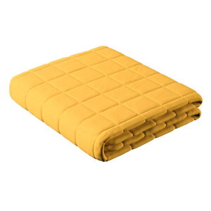 Żółta pikowana dwuosobowa narzuta na łóżko 170x210 cm Lillipop – Yellow Tipi