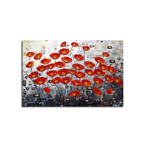 Obraz na płótnie Poppy Field, 70x45 cm