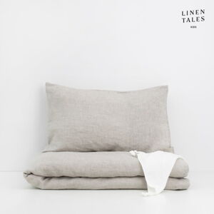 Lniana pościel dziecięca do łóżeczka 100x140 cm – Linen Tales