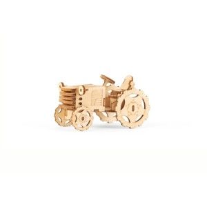 Puzzle drewniane 3D z motywem traktora Kikkerland Tractor