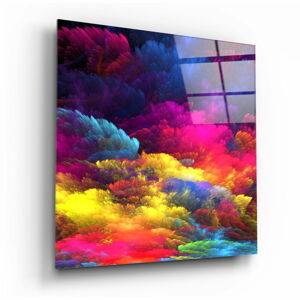 Szklany obraz Insigne Color Burst, 100x100 cm