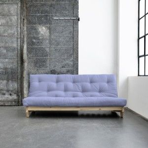 Sofa rozkładana Karup Fresh Natural/Blue Breeze