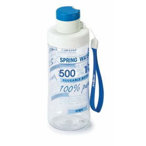 Niebieska butelka na wodę Snips Decorated, 500 ml