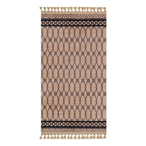 Brązowy dywan odpowiedni do prania 200x100 cm − Vitaus