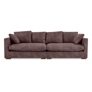 Ciemnobrązowa sofa 266 cm Comfy – Scandic