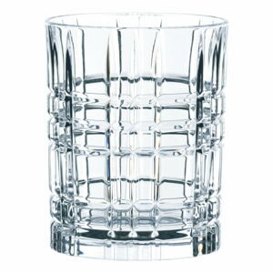 Zestaw 2 szklanek ze szkła kryształowego i foremki do lodu Nachtmann Whiskey, 345 ml