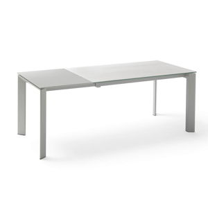 Szary stół rozkładany do jadalni sømcasa Tamara Snow, dł. 160/240 cm