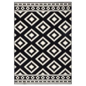 Czarno-biały dywan Hanse Home Gloria Ethno, 120x170 cm