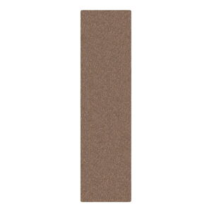 Brązowy chodnik z włókien z recyklingu 60x230 cm Velvet – Flair Rugs